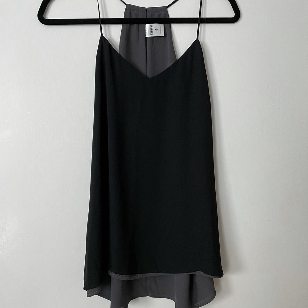 Medium express black tank blouse